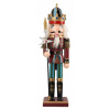 DREVENÝ LUSKÁČIK S BUBNOM, DREVENÁ VEĽKÁ FIGÚRKA, OZDOBA XL DREVENÝ LUSKÁČIK S BUBNOM, DREVENÁ VEĽKÁ FIGÚRKA, OZDOBA XL