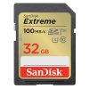 Paměťová karta Sandisk Extreme SDHC 32 GB 100 MB/s, UHS-I, Class 10, U3, V30 Paměťová karta Sandisk Extreme SDHC 32 GB 100 MB/s, UHS-I, Class 10, U3, V30