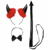 SET DIABLICA ROHY MOTÝLIK CHVOST ČIERNY SET DIABLICA ROHY MOTÝLIK CHVOST ČIERNY