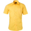 James & Nicholson Košile JN 680, popelínová, krátký rukáv COT02068020005-yellow 2XL Žlutá James & Nicholson Košile JN 680, popelínová, krátký rukáv COT02068020005-yellow 2XL Žlutá