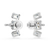 Dámske náušnice Swarovski 5701274 Striebristý Dámske náušnice Swarovski 5701274 Striebristý
