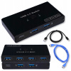 Prepínač USB 3.0 KVM, 4 porty, prepínanie medzi PC Prepínač USB 3.0 KVM, 4 porty, prepínanie medzi PC