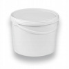 Vedro / Nádoba na potraviny s vlastnou farbou, 10L, biele s vekom, ATEST 5 ks Vedro / Nádoba na potraviny s vlastnou farbou, 10L, biele s vekom, ATEST 5 ks