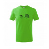 Vodné Pólo kreslené - Tričko detské bavlnené - 104-110cm / 3-4 roky ( Apple Green ) Vodné Pólo kreslené - Tričko detské bavlnené - 104-110cm / 3-4 roky ( Apple Green )