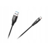 Kábel Rebel USB - USB typ C 0,5 m čierny Kábel Rebel USB - USB typ C 0,5 m čierny