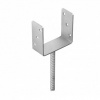 Domax PS 150U Pätka stĺpiku typu U 151x120x4 mm (ťažká) Domax PS 150U Pätka stĺpiku typu U 151x120x4 mm (ťažká)