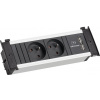 KAPSA 2xUTE 230V, nabíjačka (2xUSB A), 0.2m kábel 1.5mm², GST18, hliník, čierna, veľkosť S KAPSA 2xUTE 230V, nabíjačka (2xUSB A), 0.2m kábel 1.5mm², GST18, hliník, čierna, veľkosť S