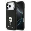 Karl Lagerfeld Liquid Silicone Metal Ikonik zadný kryt pre iPhone 17 Pro Black Karl Lagerfeld Liquid Silicone Metal Ikonik zadný kryt pre iPhone 17 Pro Black