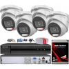 Sada na monitorovanie 5Mpx 3K Smart Light HiLook 4x Kamera THC-T157-LMS Sada na monitorovanie 5Mpx 3K Smart Light HiLook 4x Kamera THC-T157-LMS