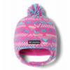 Columbia Youth Frosty Trail 2 Earflap Beanie Junior Zimná Čiapka Farba: Pink Ice Checkered Peaks, Čiapky rukavice: S/M 2020121695 Columbia Youth Frosty Trail 2 Earflap Beanie Junior Zimná Čiapka Farba: Pink Ice Checkered Peaks, Čiapky rukavice: S/M 2020121695