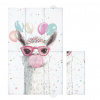 CEBA Podložka prebaľovacia cestovná (80x50) Basic Crazy Lama CEBA Podložka prebaľovacia cestovná (80x50) Basic Crazy Lama