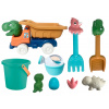 LEAN TOYS Sada hračiek do piesku: Sklápač, vedro, dinosaury, formičky LEAN TOYS Sada hračiek do piesku: Sklápač, vedro, dinosaury, formičky