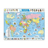 Puzzle Svět politická mapa 107 dílků Puzzle Svět politická mapa 107 dílků