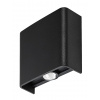 Rabalux Čierne fasádne LED svietidlo Portel 2W IP65 CCT 77191 Rabalux Čierne fasádne LED svietidlo Portel 2W IP65 CCT 77191