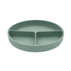 KikkaBoo Tanier delený s prísavkou Platinum Silicone Sage KikkaBoo Tanier delený s prísavkou Platinum Silicone Sage