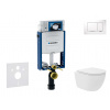 Geberit Kombifix Set predstenovej inštalácie, kompaktného klozetu Oudee Vortex a dosky softclose, tlačidlo Sigma30, biela/chróm SANI15CA3136 Geberit Kombifix Set predstenovej inštalácie, kompaktného klozetu Oudee Vortex a dosky softclose, tlačidlo Sigma30, biela/chróm SANI15CA3136