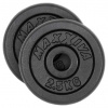 MAXXIVA sada 2 závaží na činky celkom 5 kg, liatina, čierna MAXXIVA sada 2 závaží na činky celkom 5 kg, liatina, čierna