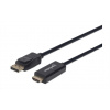 MANHATTAN Kabel DisplayPort na HDMI 1080p, 3m, černý 153188 MANHATTAN Kabel DisplayPort na HDMI 1080p, 3m, černý 153188