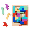 Drevená hra Tetris Games Shape Eichhorn 20 farebných kociek s podložkou Drevená hra Tetris Games Shape Eichhorn 20 farebných kociek s podložkou