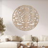 drevo zivota Drevená mandala na stenu ŽENSKEJ SILY Farebný vzor: Dub Sonoma, Priemer: 40 drevo zivota Drevená mandala na stenu ŽENSKEJ SILY Farebný vzor: Dub Sonoma, Priemer: 40