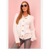 Kesi Włoski Dámska mušelínová košeľa s dlhým rukávom biela Kesi Włoski Dámska mušelínová košeľa s dlhým rukávom biela