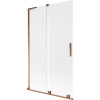 Mexen Velar L, 2-krídlová posuvná vaňová zástena 110 x 150 cm, 8mm sklo námraza, ružové zlato, 896-110-003-31-60 Mexen Velar L, 2-krídlová posuvná vaňová zástena 110 x 150 cm, 8mm sklo námraza, ružové zlato, 896-110-003-31-60