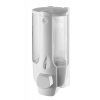 AQUALINE Dávkovač tekutého mydla na zavesenie 350ml, biela 72027 AQUALINE Dávkovač tekutého mydla na zavesenie 350ml, biela 72027
