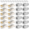 12 x TIENENÉ KONEKTORY STP FTP RJ45 KAT6A KAT.7 PASS THROUGH POZLÁTENÉ 10 Gb/s 12 x TIENENÉ KONEKTORY STP FTP RJ45 KAT6A KAT.7 PASS THROUGH POZLÁTENÉ 10 Gb/s