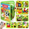 MONTESSORI TICHÁ SENZORICKÁ KNIŽKA HRAČKA 3D 20 TÉM PRE DETI MONTESSORI TICHÁ SENZORICKÁ KNIŽKA HRAČKA 3D 20 TÉM PRE DETI