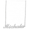 Ewena Retiazka z ocele s menom Michala strieborná MK65 Ewena Retiazka z ocele s menom Michala strieborná MK65