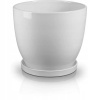 Záhradný kvetináč - Keramický biely hrniec pre obývaciu izbu 38x33 cm (Keramický biely hrniec pre obývaciu izbu 38x33 cm) Záhradný kvetináč - Keramický biely hrniec pre obývaciu izbu 38x33 cm (Keramický biely hrniec pre obývaciu izbu 38x33 cm)