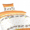 Dadka obliečky Slony oranžové 90 x 130 cm 45x60 cm Dadka obliečky Slony oranžové 90 x 130 cm 45x60 cm
