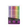 STABILO Pen 68 brush Colorparade - prémiové fixky - 20 ks v stolovom antracitovo/rožovom balení - 20 rôznych farieb STABILO Pen 68 brush Colorparade - prémiové fixky - 20 ks v stolovom antracitovo/rožovom balení - 20 rôznych farieb