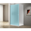 Aqualine Ugga - Sprchová stena 185x90 cm, sklo Brick, biela AWP90 Aqualine Ugga - Sprchová stena 185x90 cm, sklo Brick, biela AWP90
