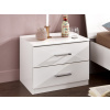 Nočný stolík s 2 zásuvkami Anna, biely Nočný stolík s 2 zásuvkami Anna, biely