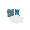Doudou Môj malý medvedík 10 cm modrý Doudou Môj malý medvedík 10 cm modrý