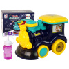 LEAN TOYS Mydlová bublina lokomotíva jazdí svetlo znie modro LEAN TOYS Mydlová bublina lokomotíva jazdí svetlo znie modro