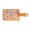 Fabrizio Worldpack menovka na kufor - oranžová Fabrizio Worldpack menovka na kufor - oranžová