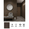 Drevené lamely akustický panel na stenu - moderné 3D panely 270 x 60 cm - TIMBA Drevené lamely akustický panel na stenu - moderné 3D panely 270 x 60 cm - TIMBA