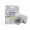 V-TAC Snímač pohybu PIR - 5088 - nástenný 180°/12m/400W/IP44 otočný - biely V-TAC Snímač pohybu PIR - 5088 - nástenný 180°/12m/400W/IP44 otočný - biely