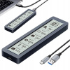 Kryt pre SSD disky NVMe a SATA M.2, USB-C Gen2, hliníkové chladenie a LED displej Kryt pre SSD disky NVMe a SATA M.2, USB-C Gen2, hliníkové chladenie a LED displej