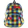 Batoh Target Farebné kocky s čiernymi zipsami Batoh Target Farebné kocky s čiernymi zipsami
