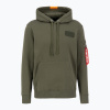 Pánska mikina Alpha Industries Red Stripe Hoodie dark green Pánska mikina Alpha Industries Red Stripe Hoodie dark green