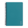 Twin wire blok A5 PP VERDE milano Twin wire blok A5 PP VERDE milano