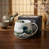 Porcelánový hrnček DUO ART GALLERY THE GREAT WAVE BY HOKUSAI 430 ml Porcelánový hrnček DUO ART GALLERY THE GREAT WAVE BY HOKUSAI 430 ml