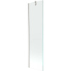 Mexen Next, 1-krídlová vaňová zástena 50 x 150 cm, 6mm číre sklo, oceľová, 895-050-000-00-00-97 Mexen Next, 1-krídlová vaňová zástena 50 x 150 cm, 6mm číre sklo, oceľová, 895-050-000-00-00-97