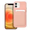 Puzdro na kartu Fortcell pre iPhone 12/12 Pro Pink Puzdro na kartu Fortcell pre iPhone 12/12 Pro Pink