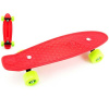 Skateboard - pennyboard 60cm nosnosť 90kg, kovové osi, čierne, oranžové kolesá Skateboard - pennyboard 60cm nosnosť 90kg, kovové osi, čierne, oranžové kolesá