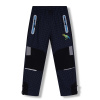 Chlapčenské outdoorové nohavice - KUGO G8860, tmavo modrá / tyrkysové zipsy Farba: Modrá tmavo, Veľkosť: 98 Chlapčenské outdoorové nohavice - KUGO G8860, tmavo modrá / tyrkysové zipsy Farba: Modrá tmavo, Veľkosť: 98