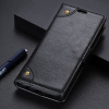 Peňaženkové puzdro Leather na Huawei P30 Lite - čierna Peňaženkové puzdro Leather na Huawei P30 Lite - čierna